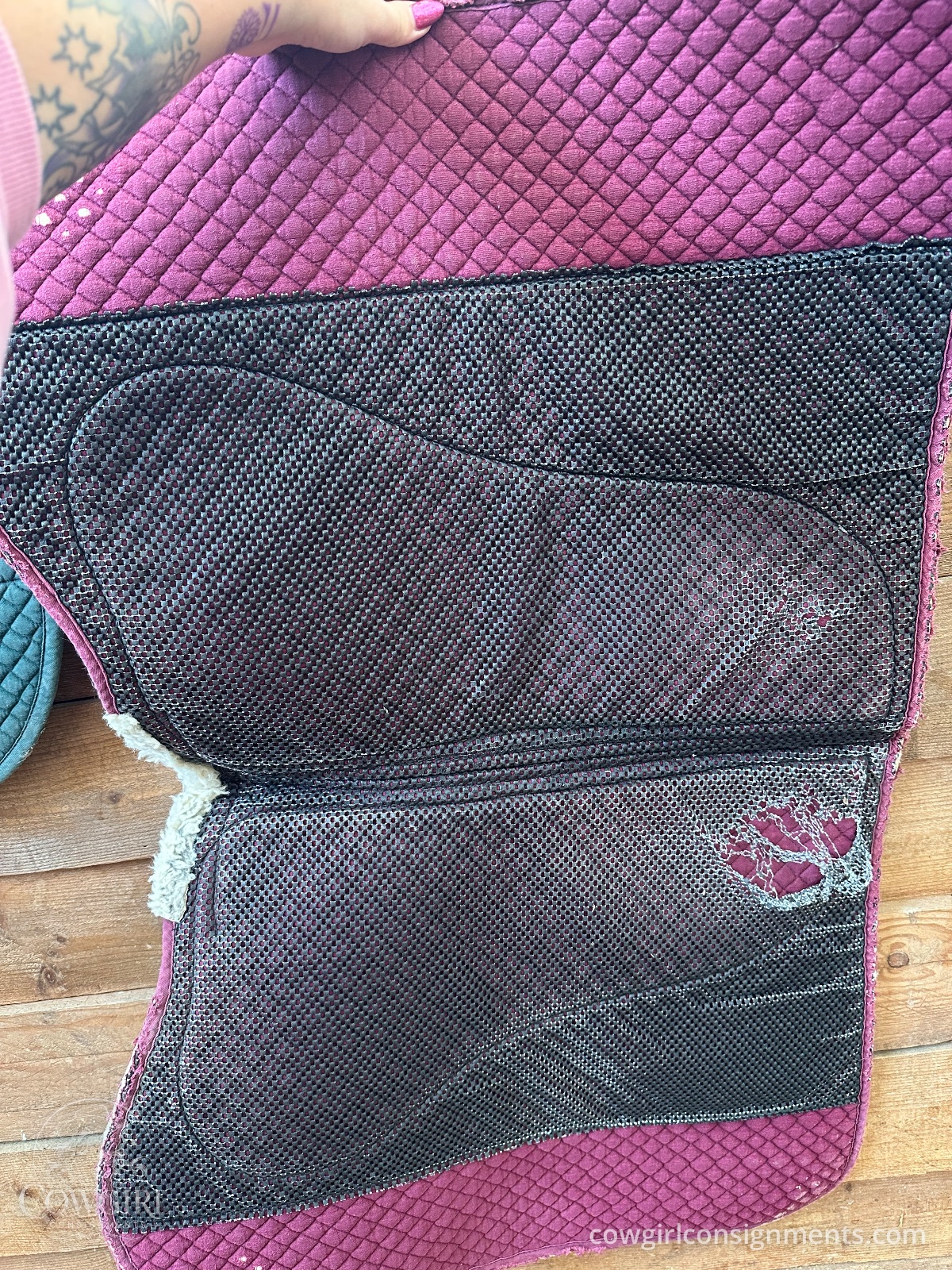 Cliff Barnsby Pony Saddle Pads, Lot Of 3, photo 3