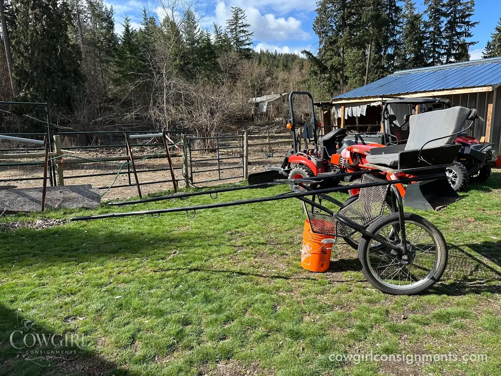 Easy Entry Horse Cart, Cob Size, photo 4