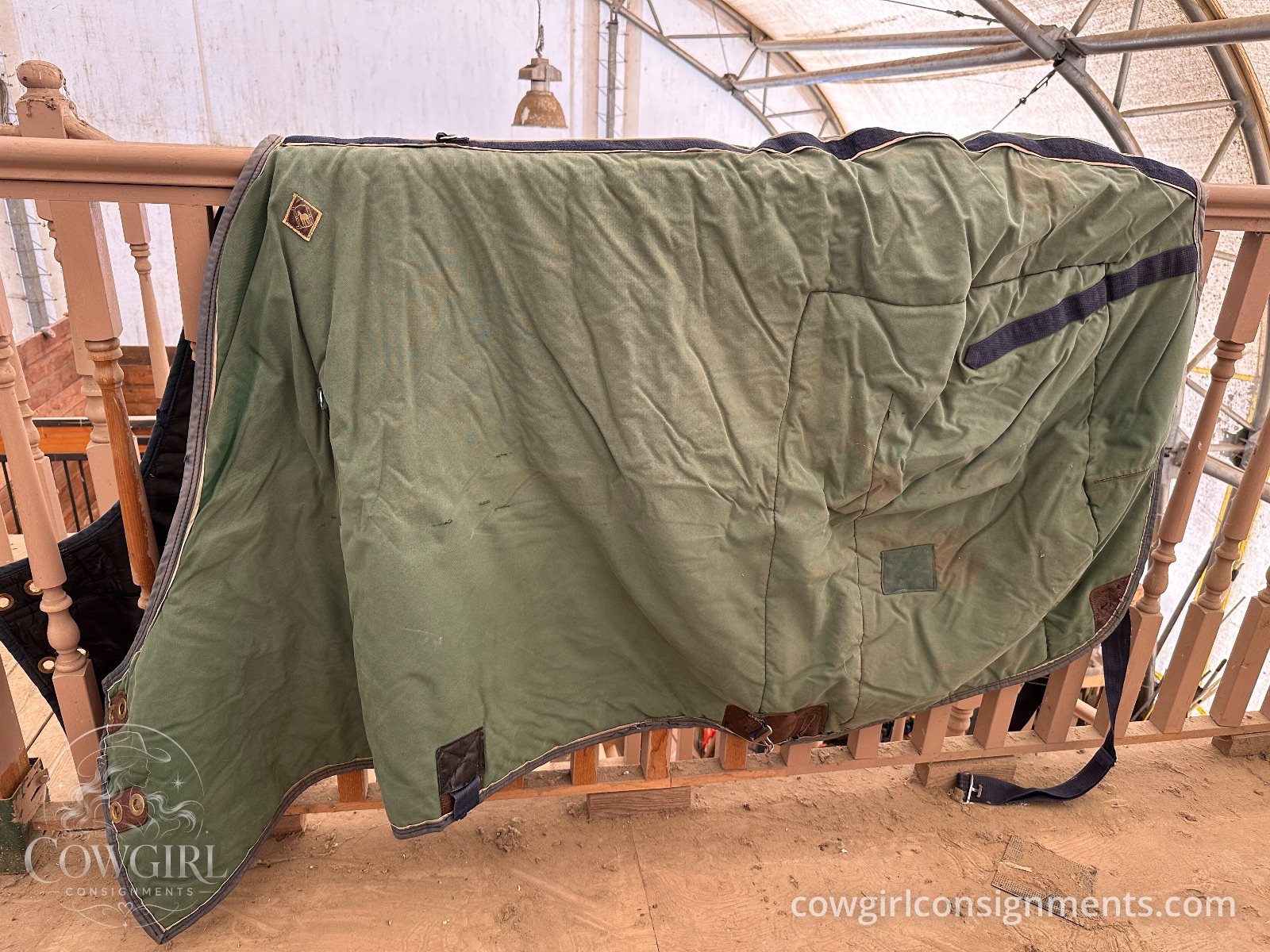 Heavy Canvas Winter Horse Blanket, 76", photo 2