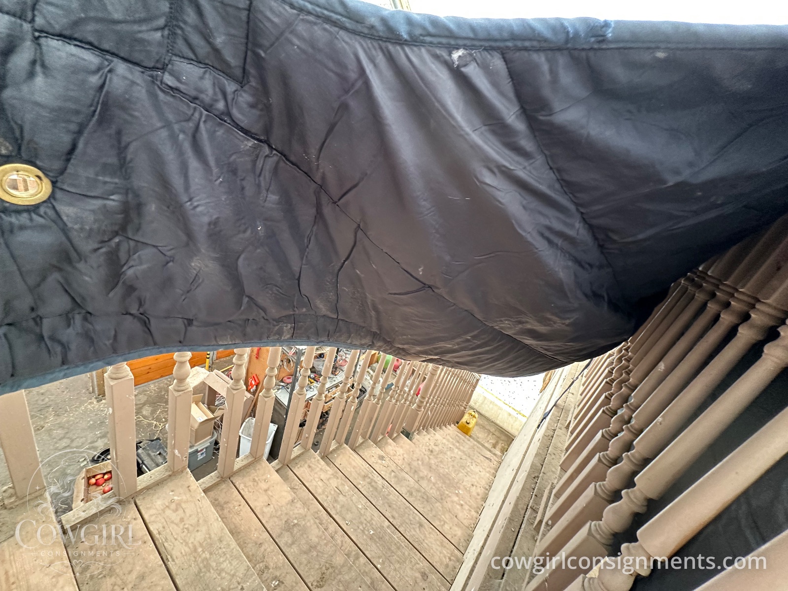 Heavy Canvas Winter Horse Blanket, 76", photo 3