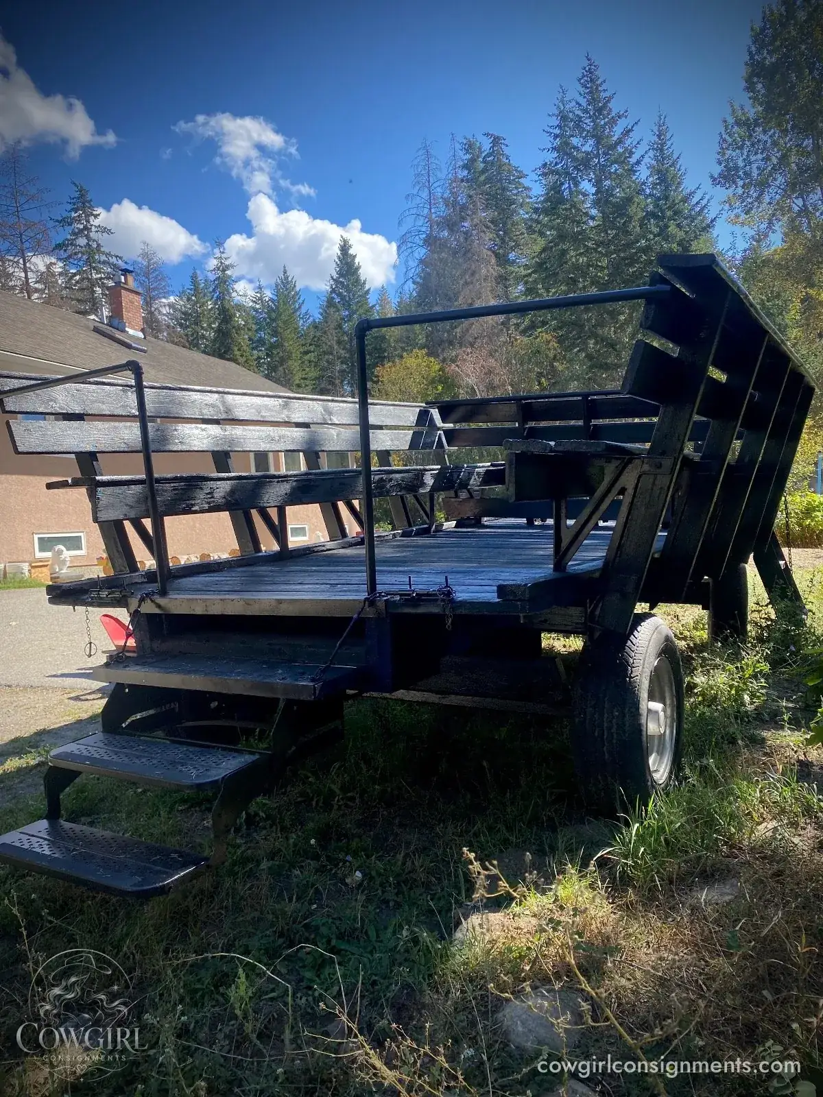 Horse Drawn Wagon With Sleigh Conversion And Wheelchair Ramp, photo 13