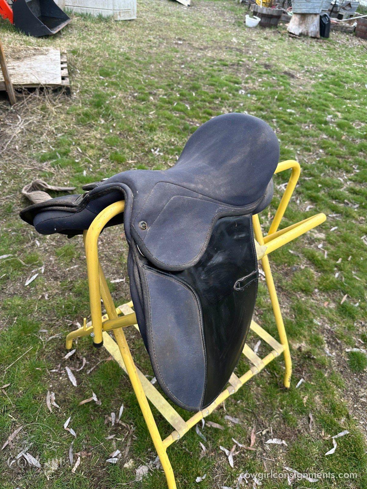 Riviera Synthetic All Purpose English Saddle