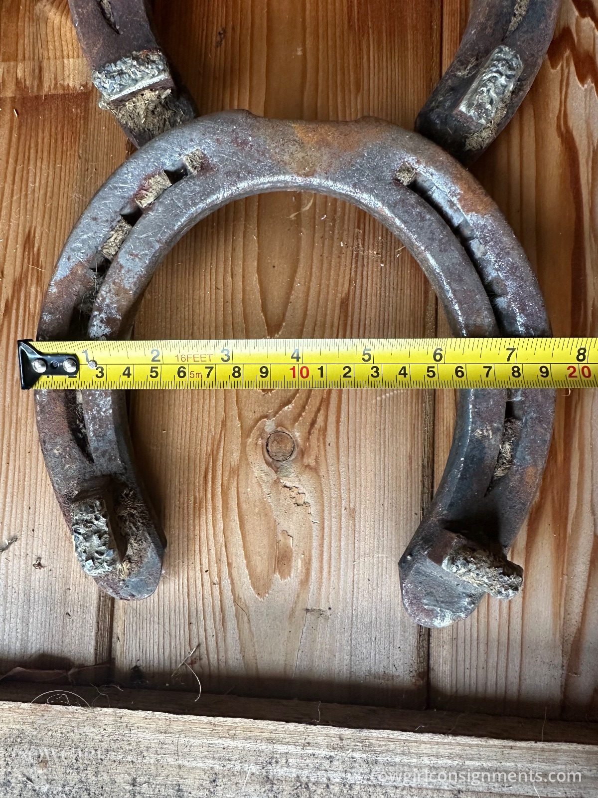 Set Of 4 Draft Horse Winter Shoes With Borium, 7.5" X 7.5", photo 4
