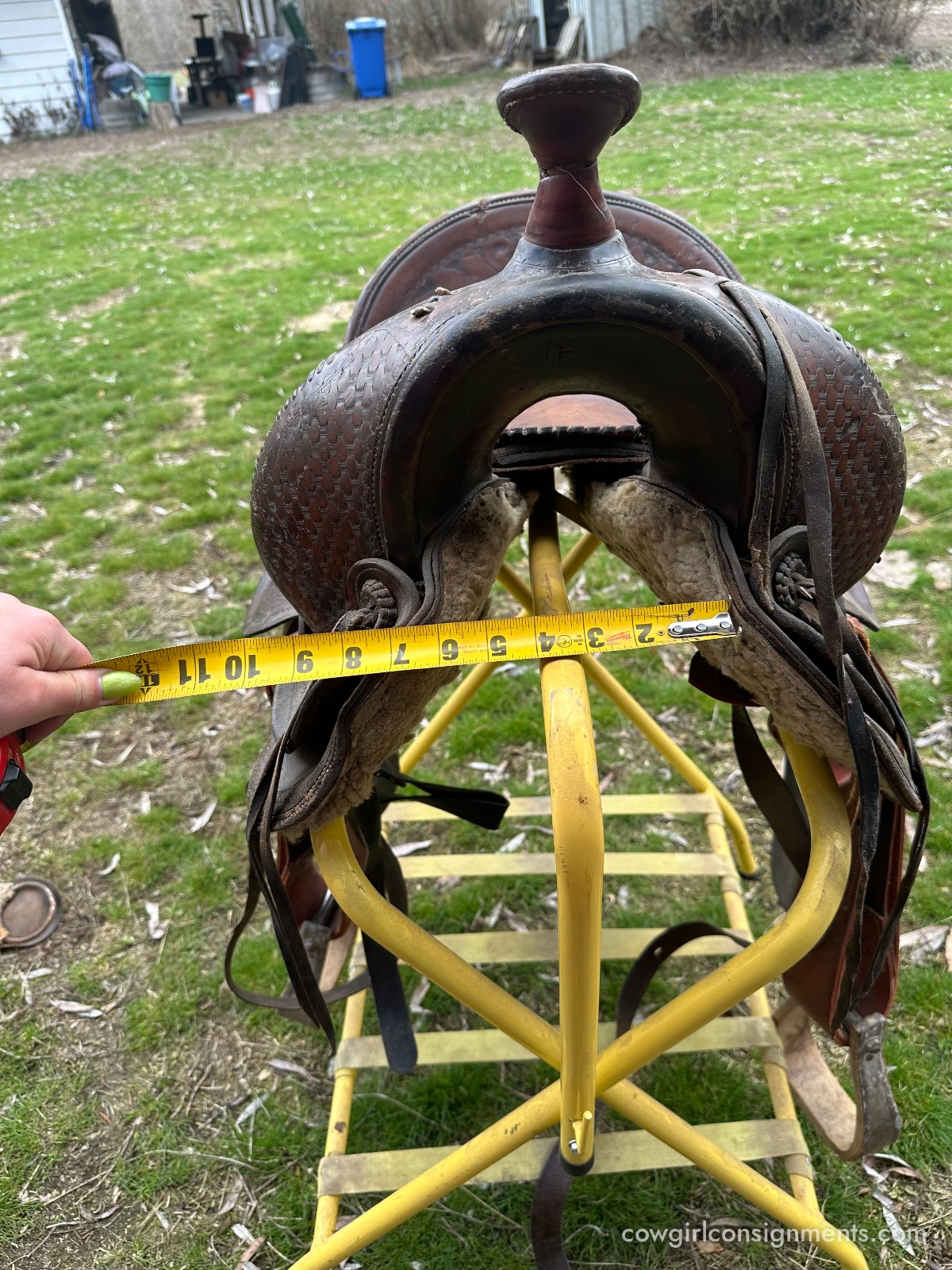 Vintage Western Saddle, photo 3